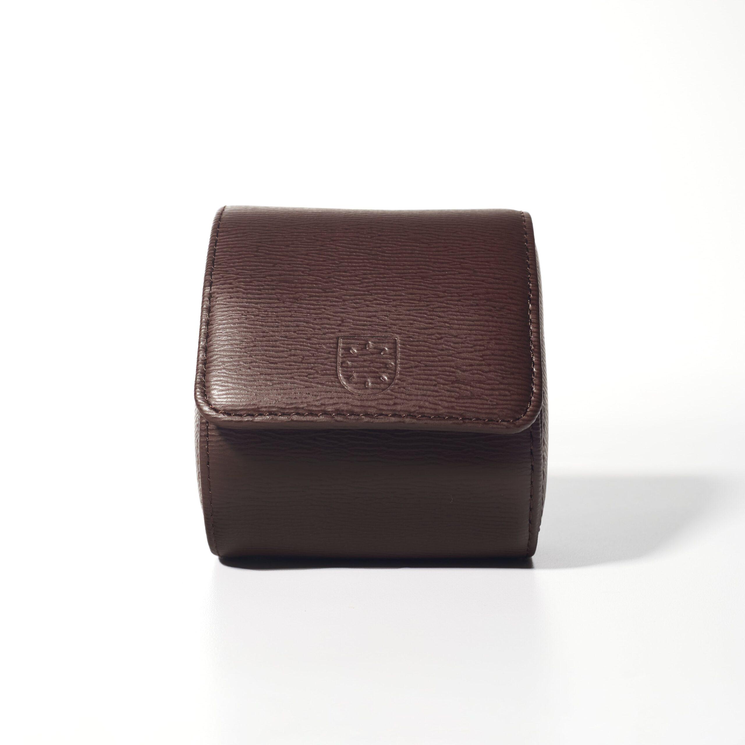 Voyager 1 Dark Brown – Watch Roll / Watch Travel Case