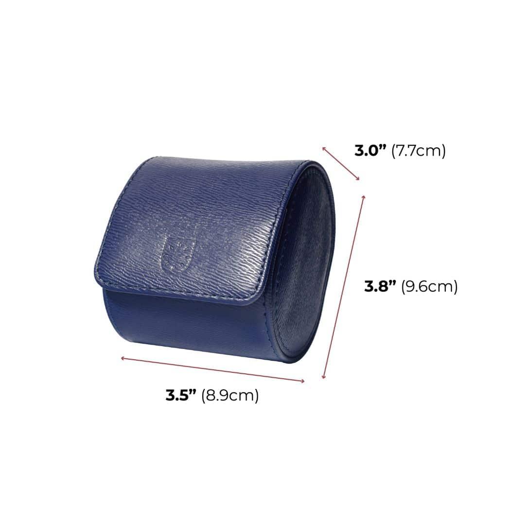 Voyager 1 Capri Blue – Watch Roll / Watch Travel Case