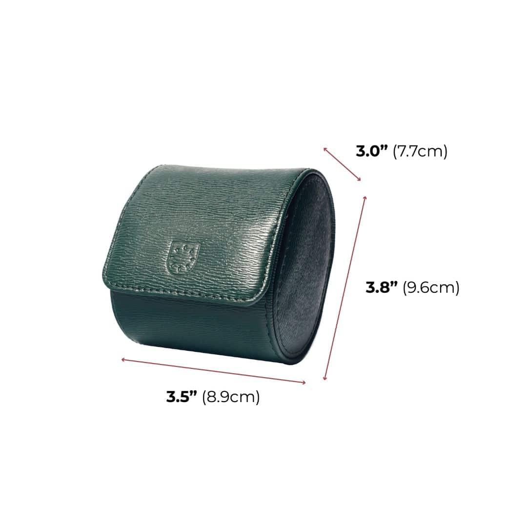 Voyager 1 Geneva Green – Watch Roll / Watch Travel Case