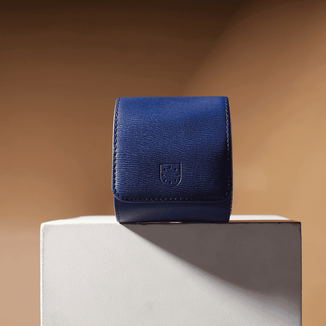 Voyager 1 Capri Blue – Watch Roll / Watch Travel Case