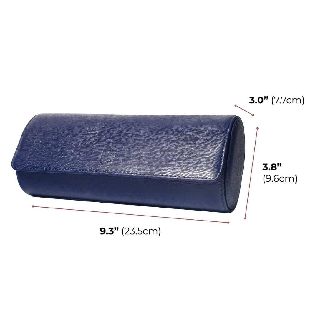 Voyager 3 Capri Blue – Watch Roll / Watch Travel Case