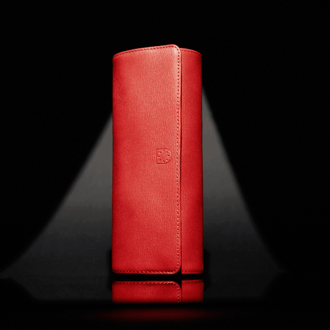 Voyager 3 Monaco Red – Watch Roll / Watch Travel Case