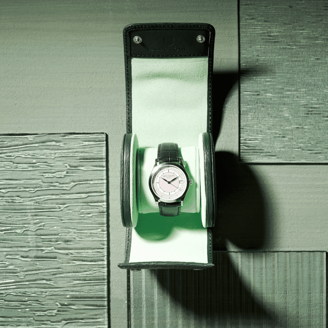 Voyager 1 Geneva Green – Watch Roll / Watch Travel Case