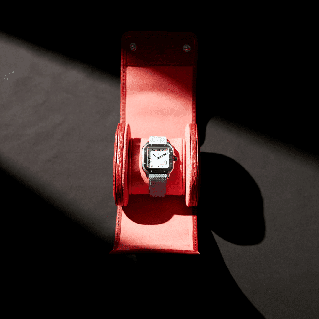 Voyager 1 Monaco Red – Watch Roll / Watch Travel Case