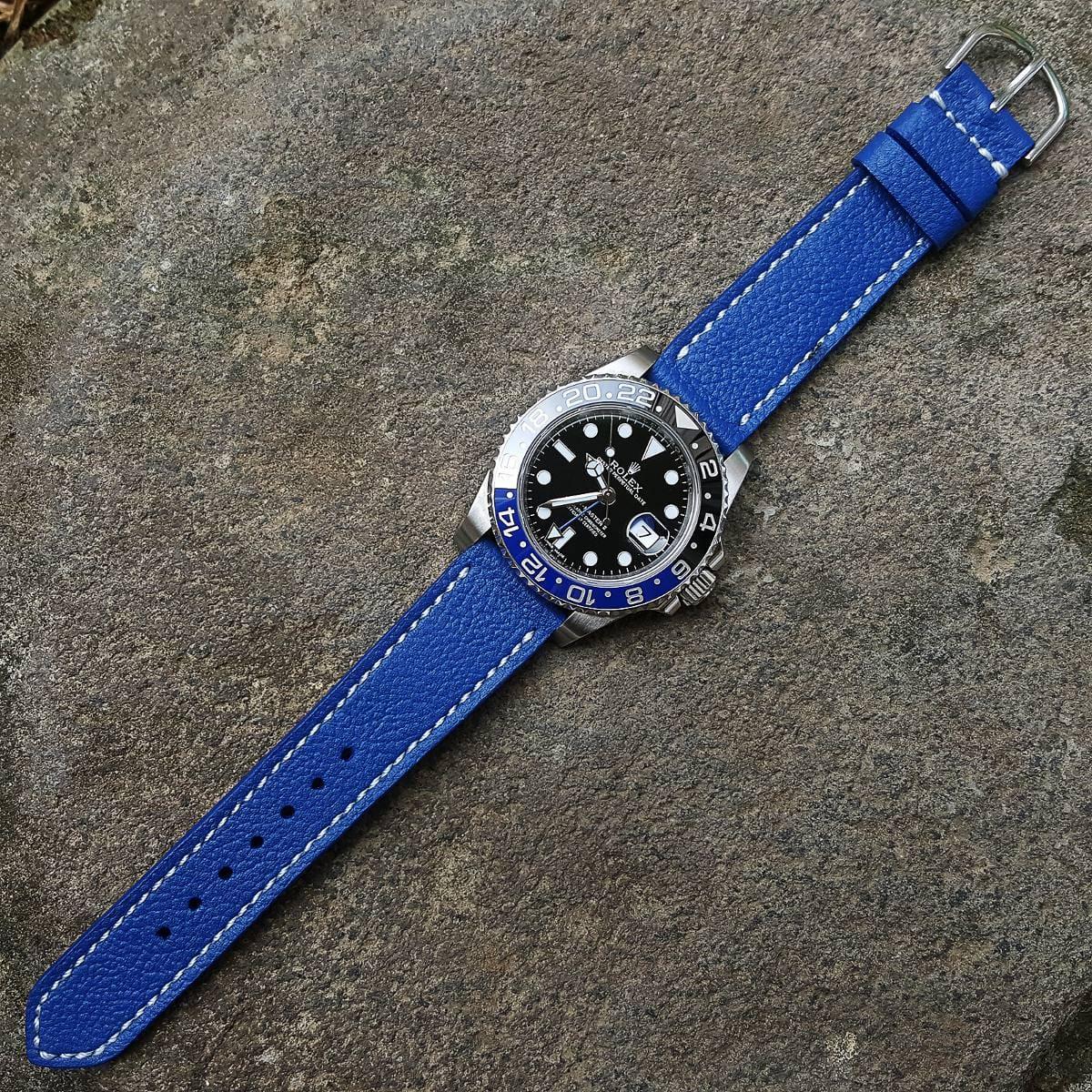 Pebble Ultramarine – Leather Watch Strap