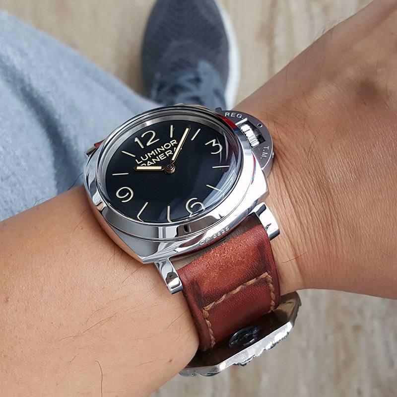 Caitlin 9 Strap for Panerai Luminor by Gunny Straps