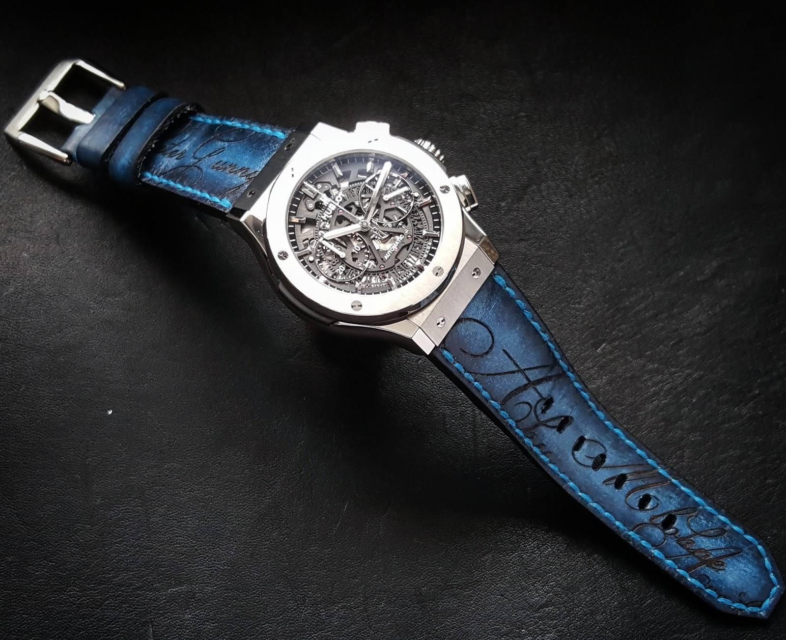 Dafuq Strap on Hublot by Gunny Straps