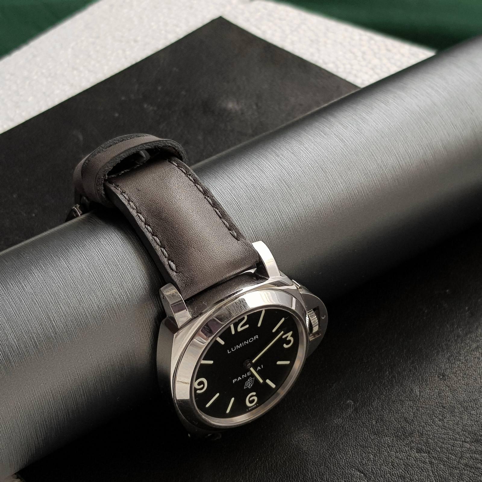 Deep Grey Strap for Panerai PAM372 by Gunny Straps