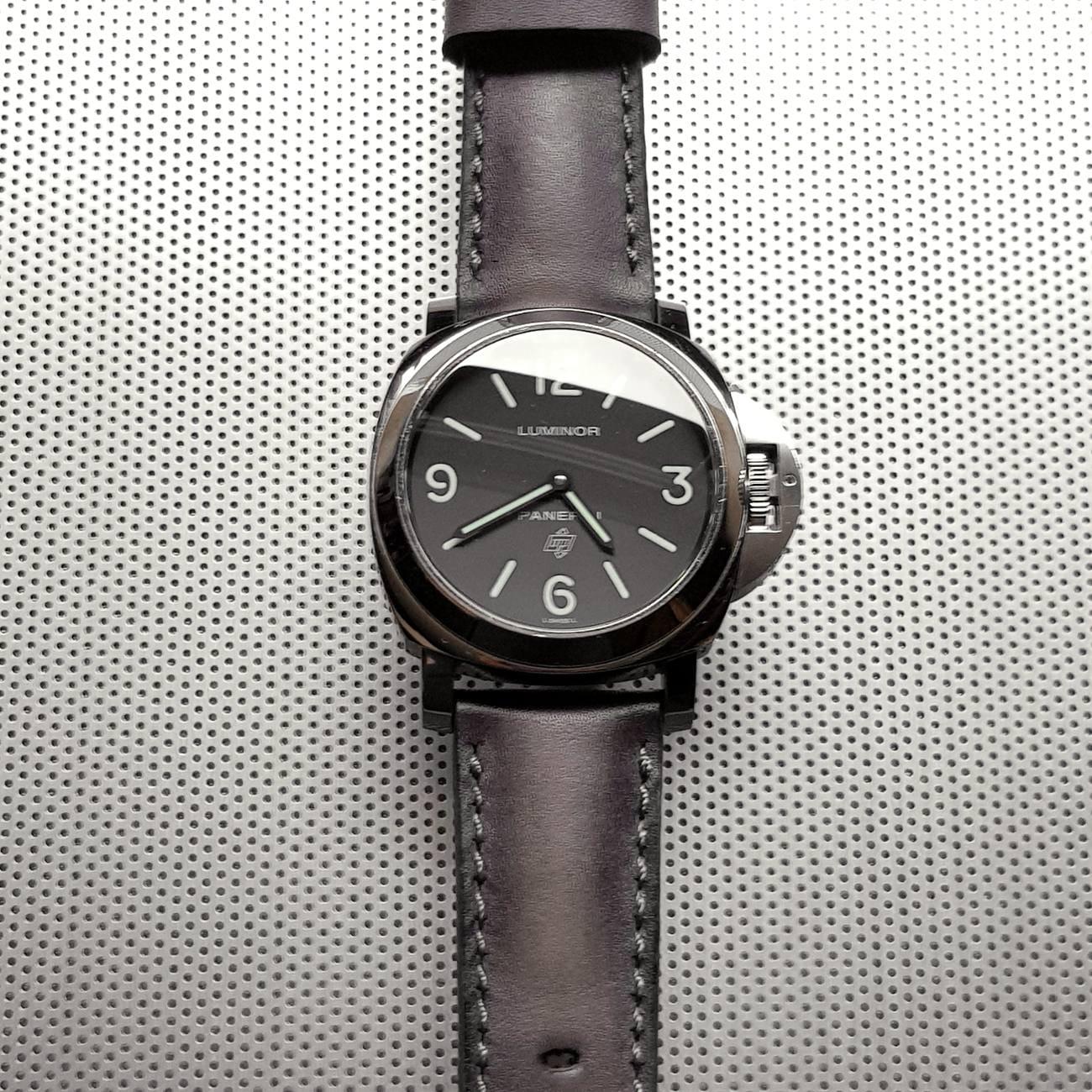 Deep Grey Strap for Panerai PAM372 by Gunny Straps