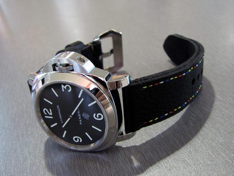 317 Multicolore Stitch Strap for Panerai Luminor by Gunny Straps