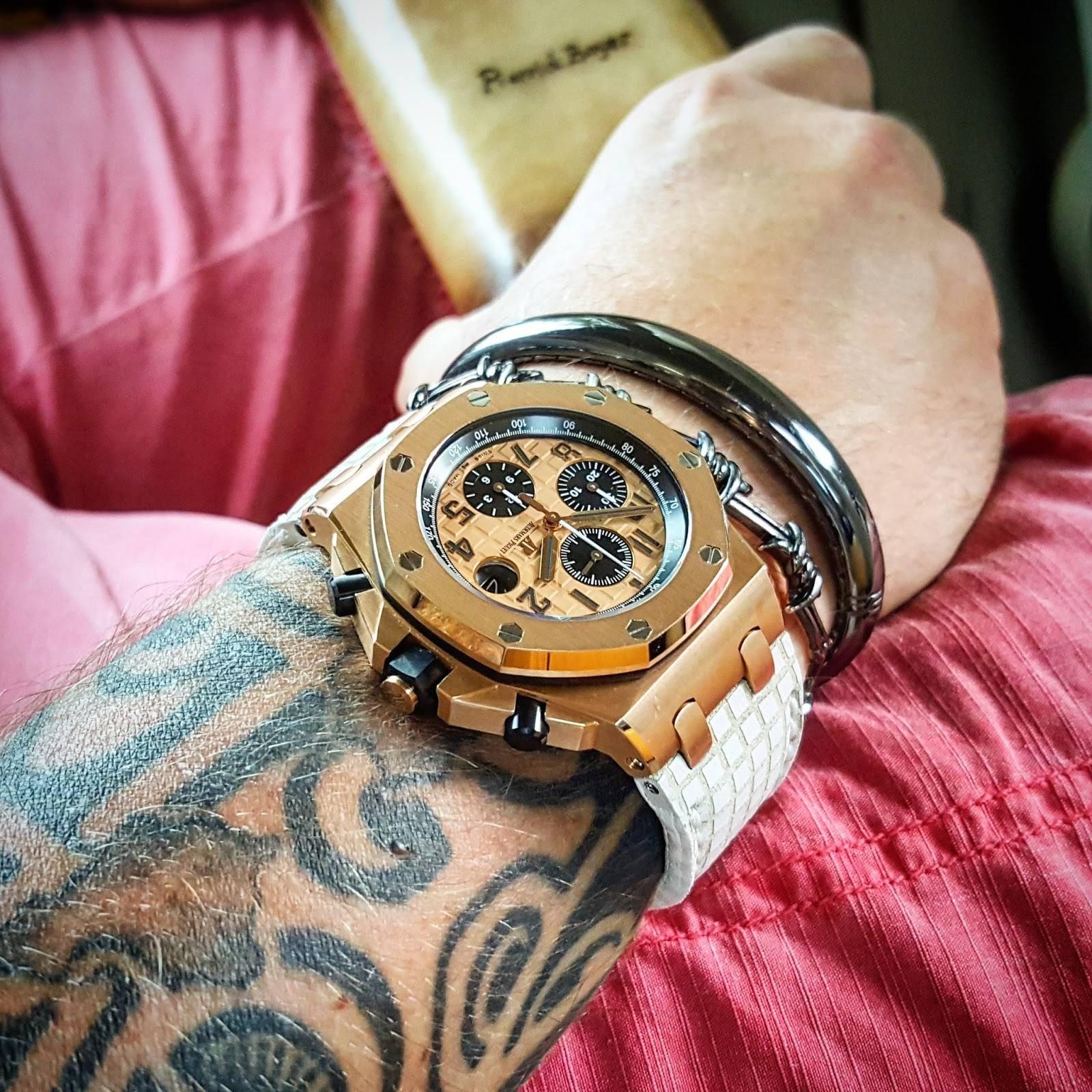 Audemars Piguet Straps - White Chessboard by Gunny Straps