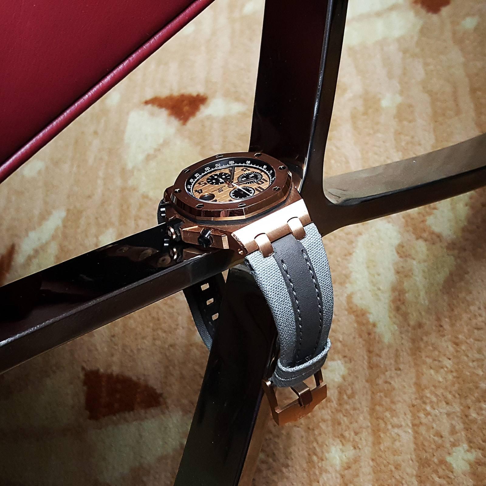 Audemars Piguet Straps – Threesome Grey by Gunny Straps