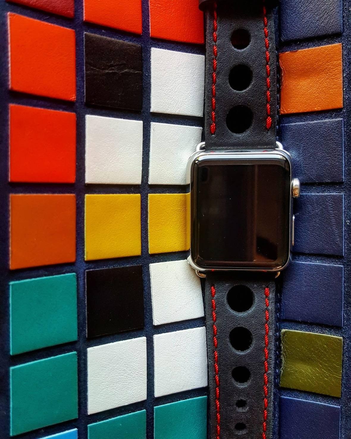 Black Lemans – Leather Watch Strap