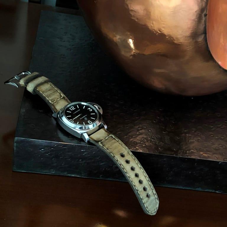 Caitlin 10 Strap for Panerai Luminor by Gunny Straps