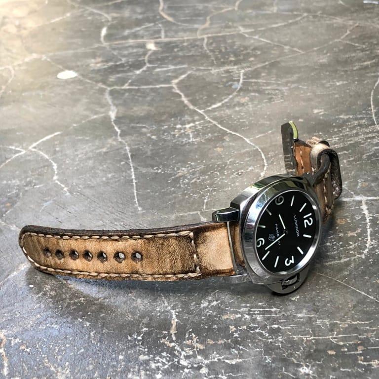 Caitlin 10 Strap for Panerai Luminor by Gunny Straps
