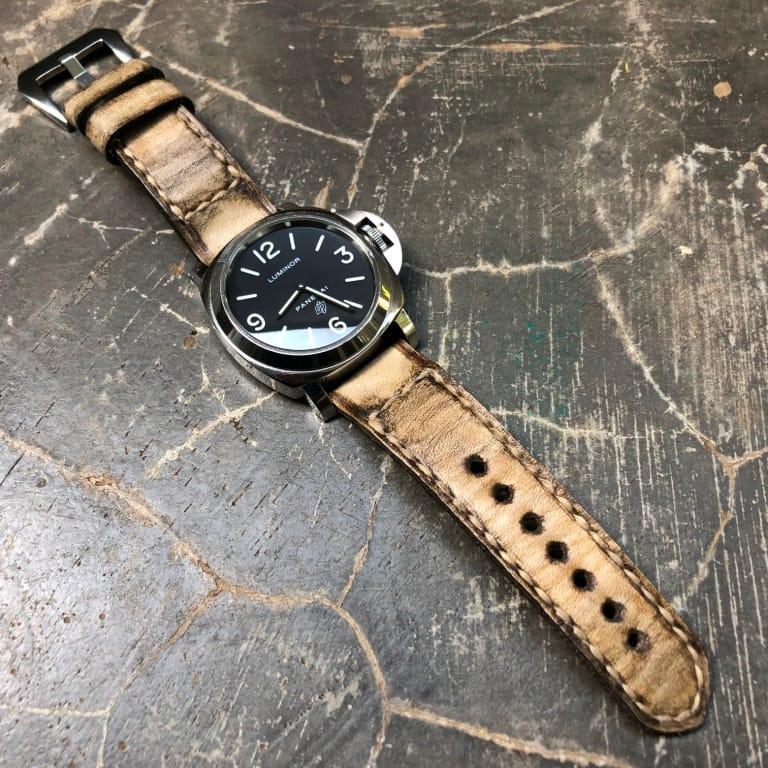 Caitlin 10 Strap for Panerai Luminor by Gunny Straps