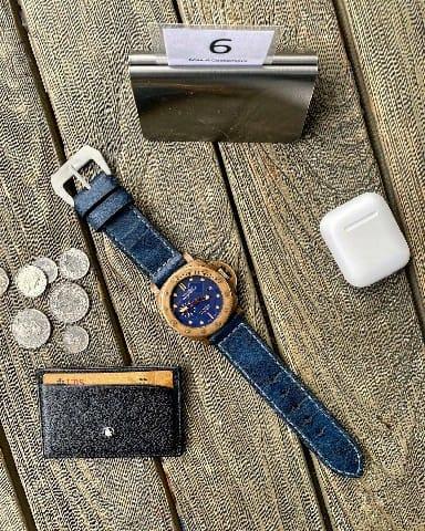 Arillo Blue – Leather Watch Strap