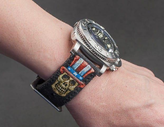 SE Skull – Canvas Watch Strap