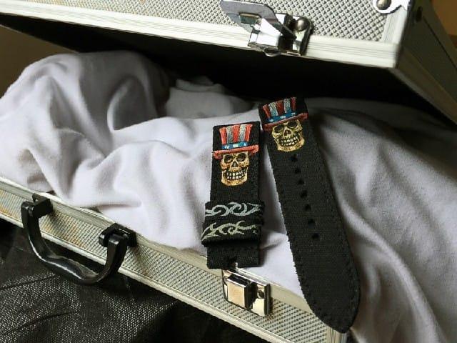SE Skull – Canvas Watch Strap