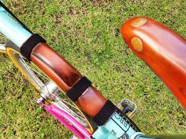 Brompton Leather Handle Dark Brown