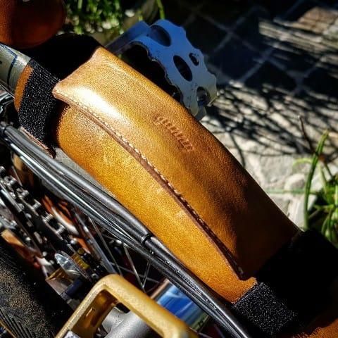 Brompton Leather Handle Tan