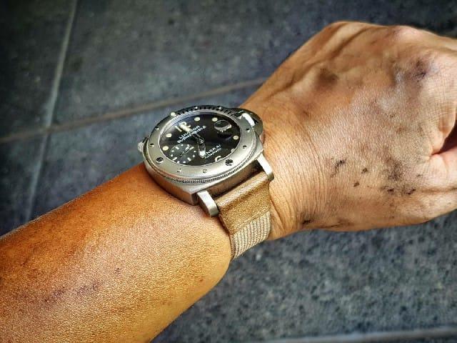 Vintage Beige Kolor – Elastic Watch Strap