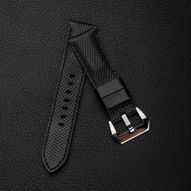 Patek Philippe Leather Strap – Black Stupa