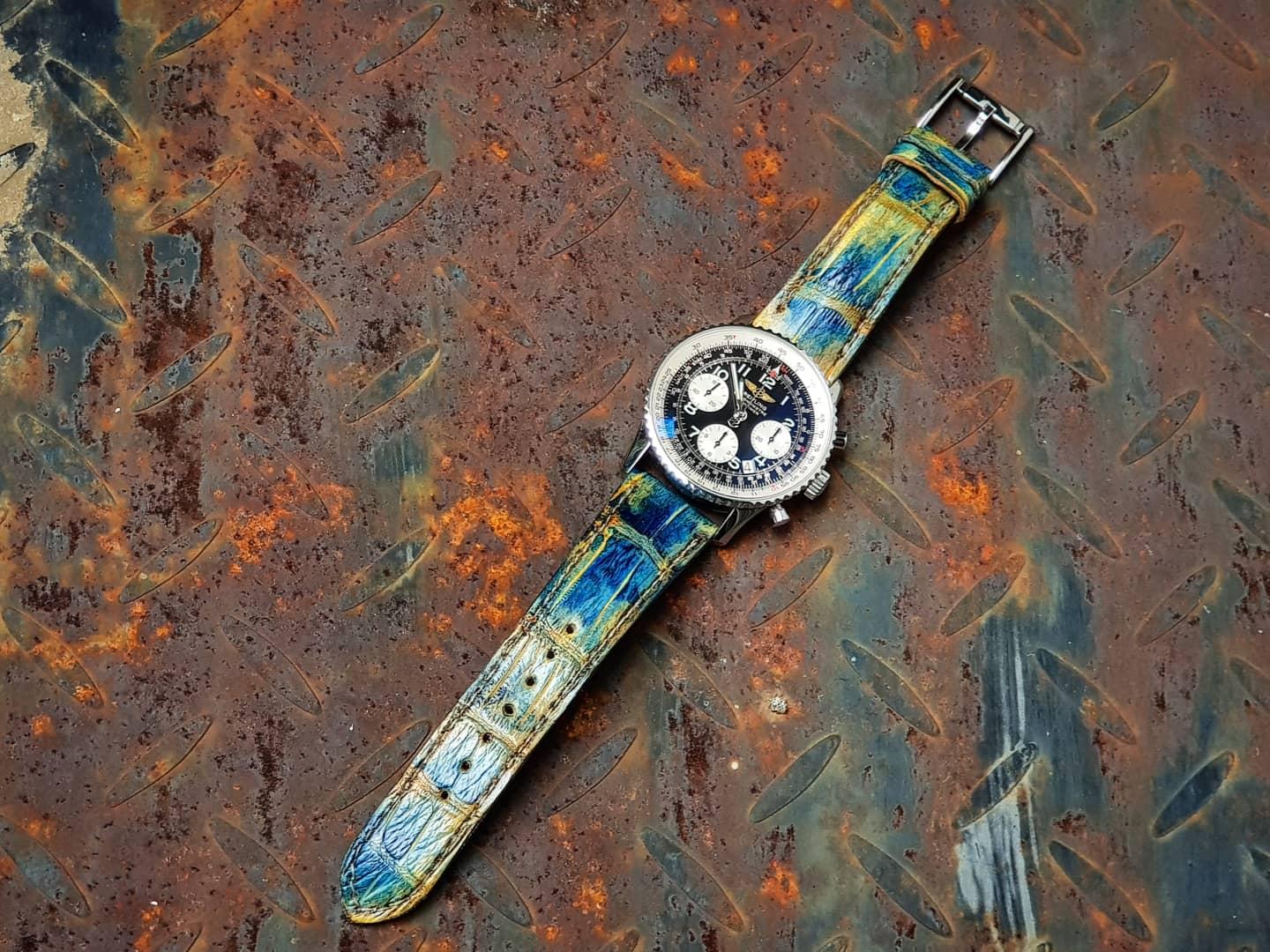 Topaz Croco 2 – Crocodile Watch Strap