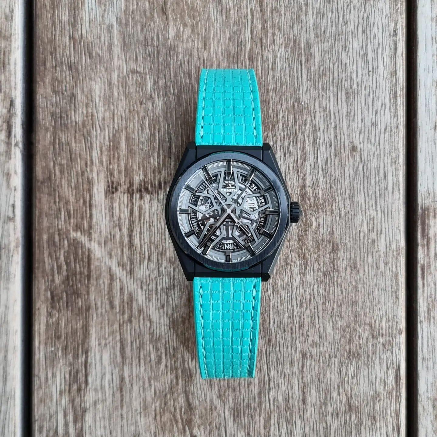 Chessboard Tiffany – Leather Watch Strap