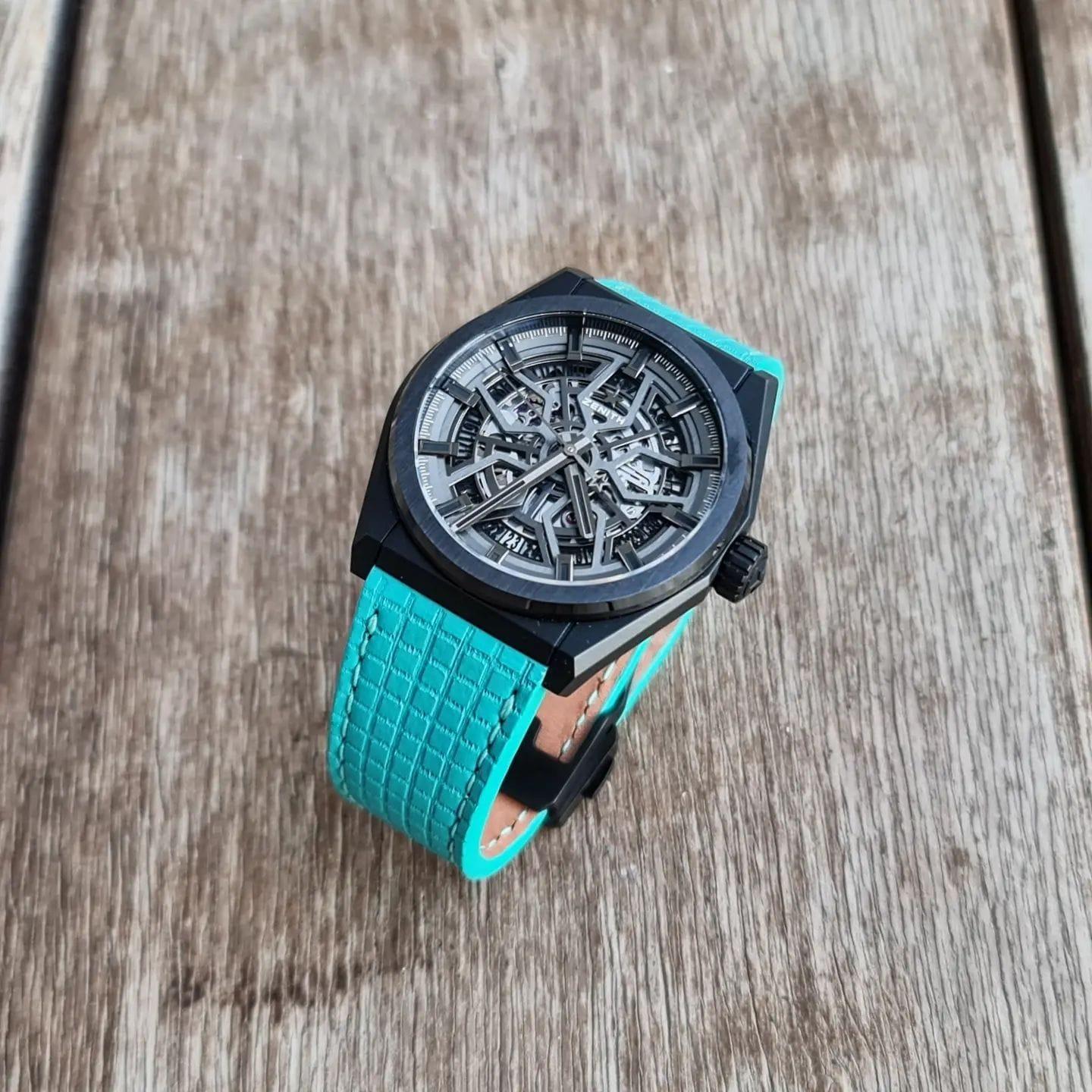 Chessboard Tiffany – Leather Watch Strap