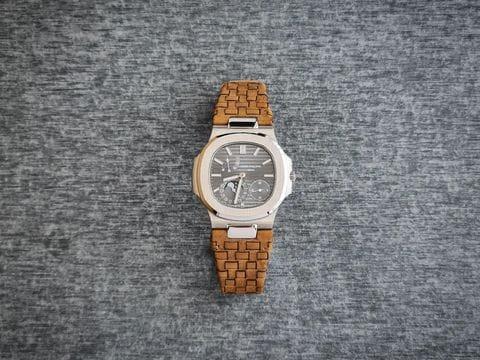 Weaved 360 Tan – Leather Watch Strap