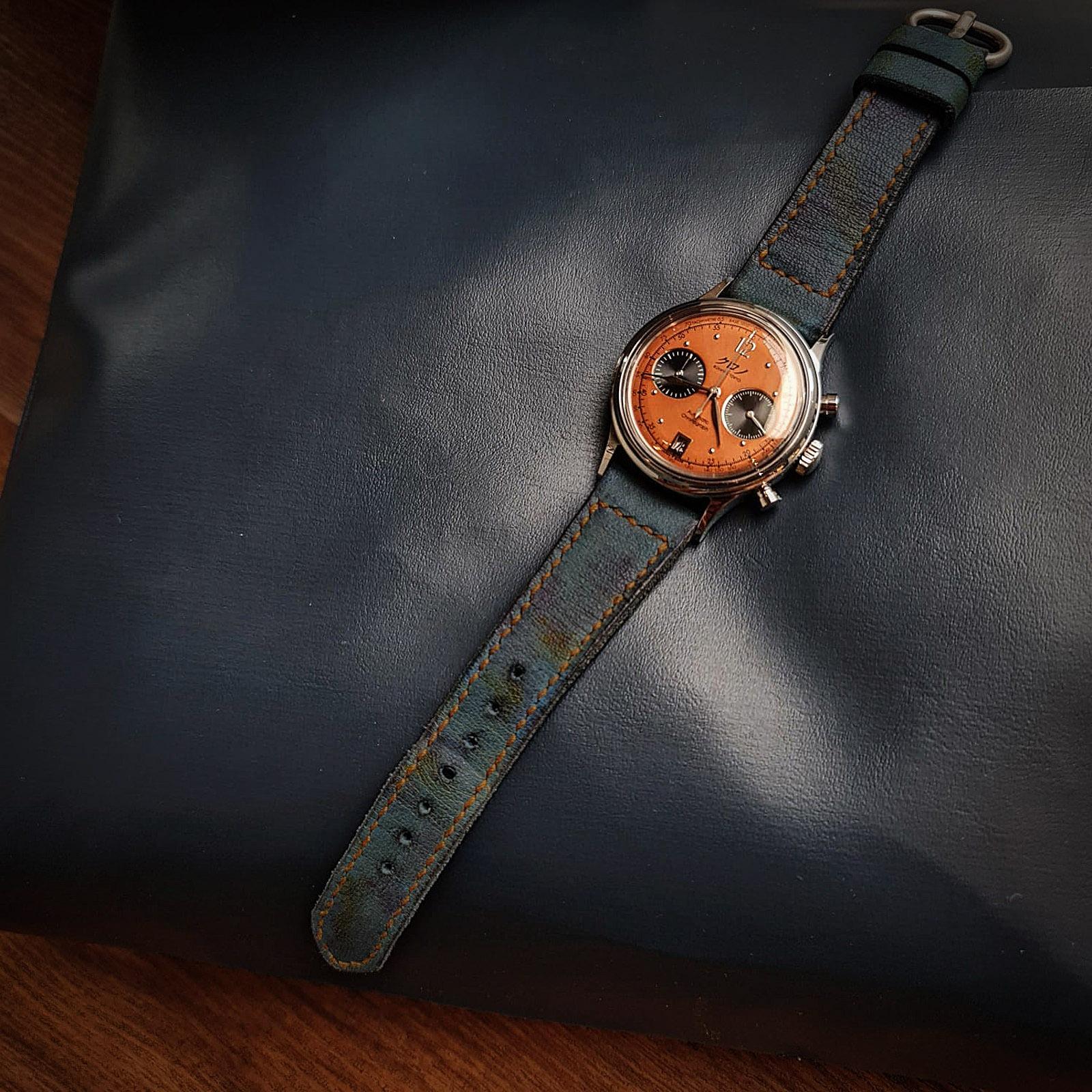 Mission Possible 5 Strap on Kurono Tokyo watch by Gunny Straps