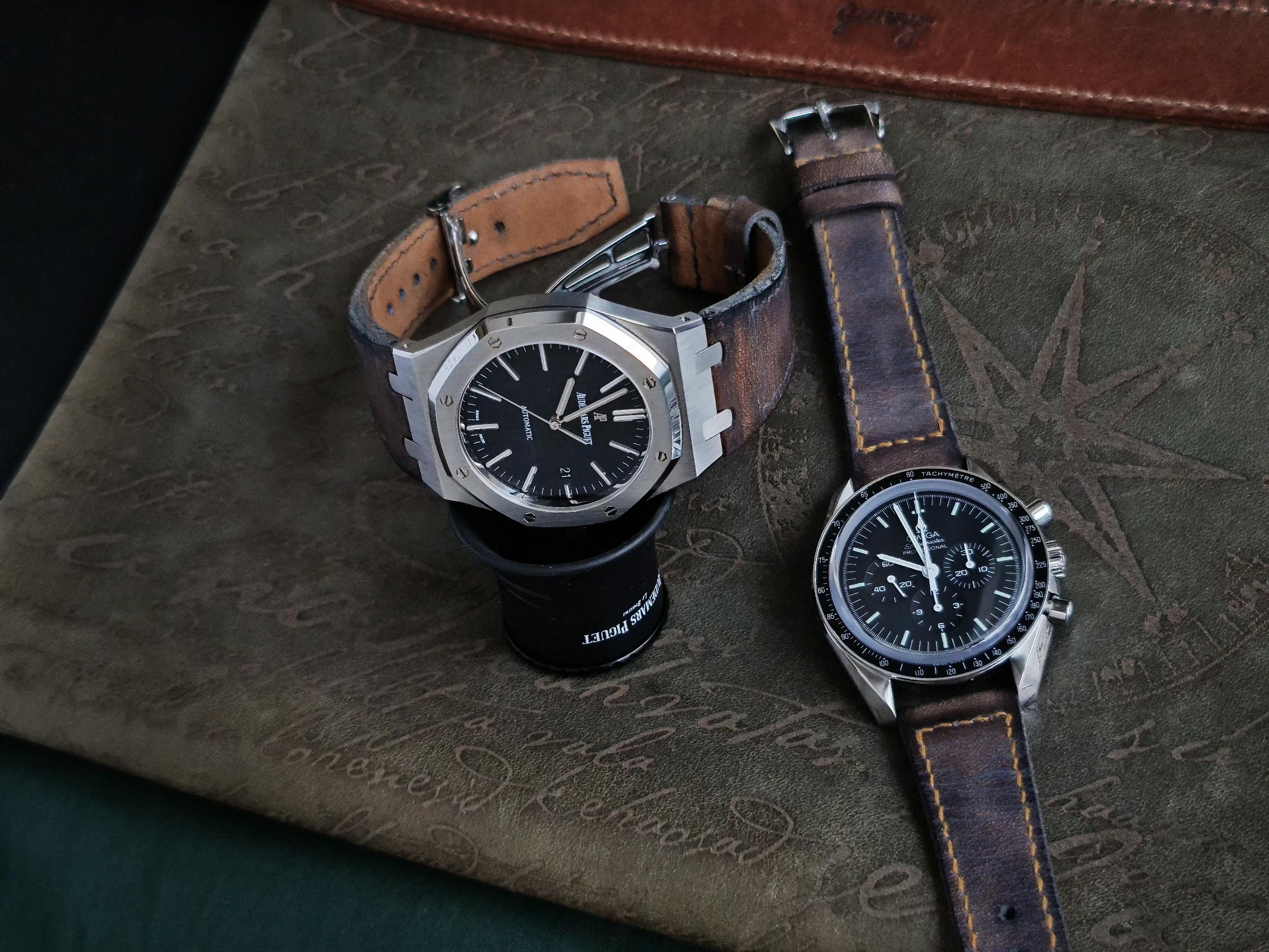 Mission Possible 3 on Audemars Piguet and Omega Speedmaster watch by Gunny Straps