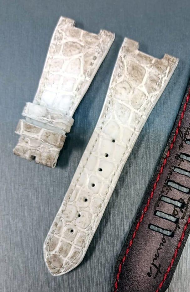 Himalayan Croco Leather Strap by Gunny Straps