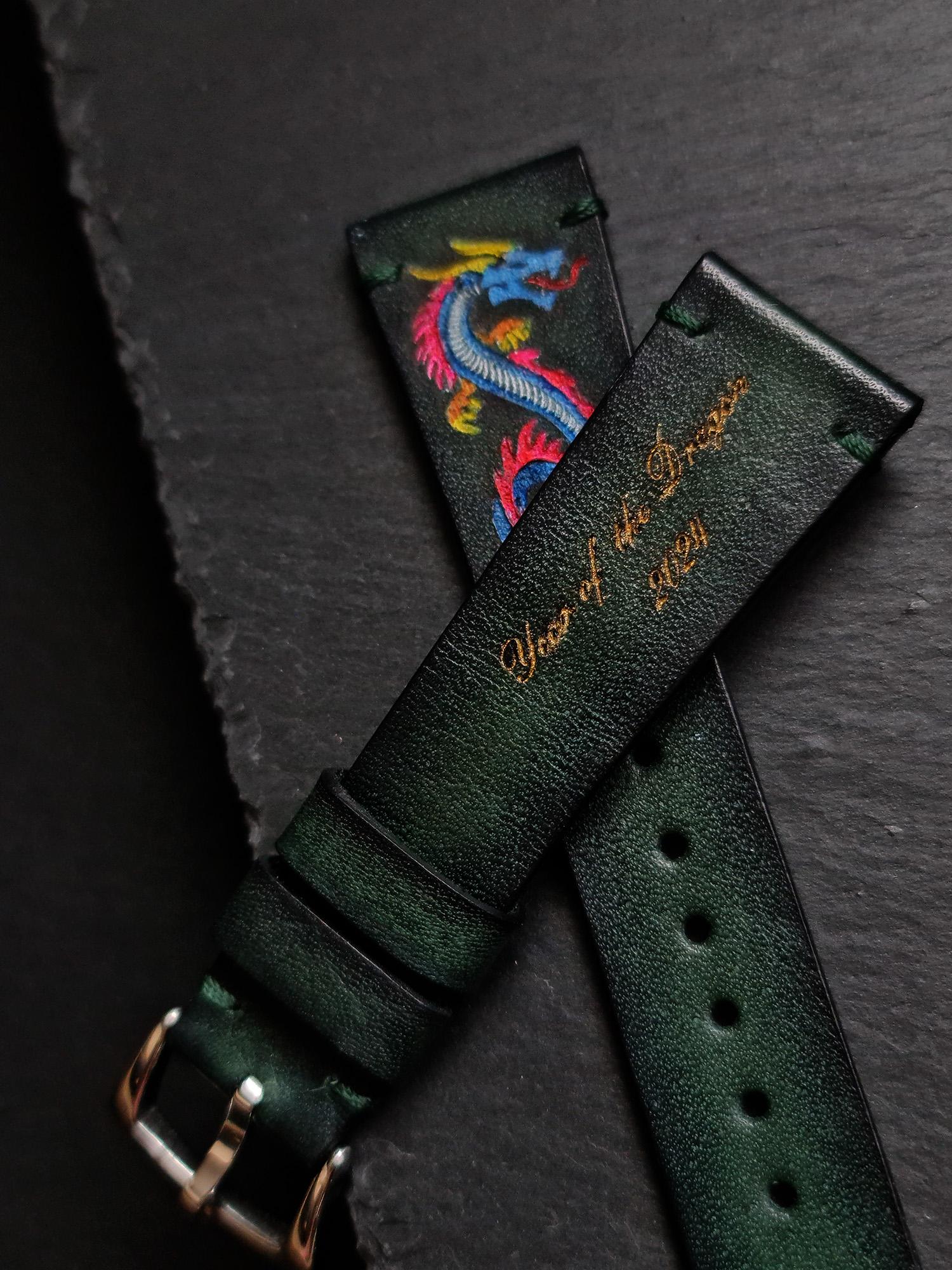 Year of the Dragon – Leather Watch Strap