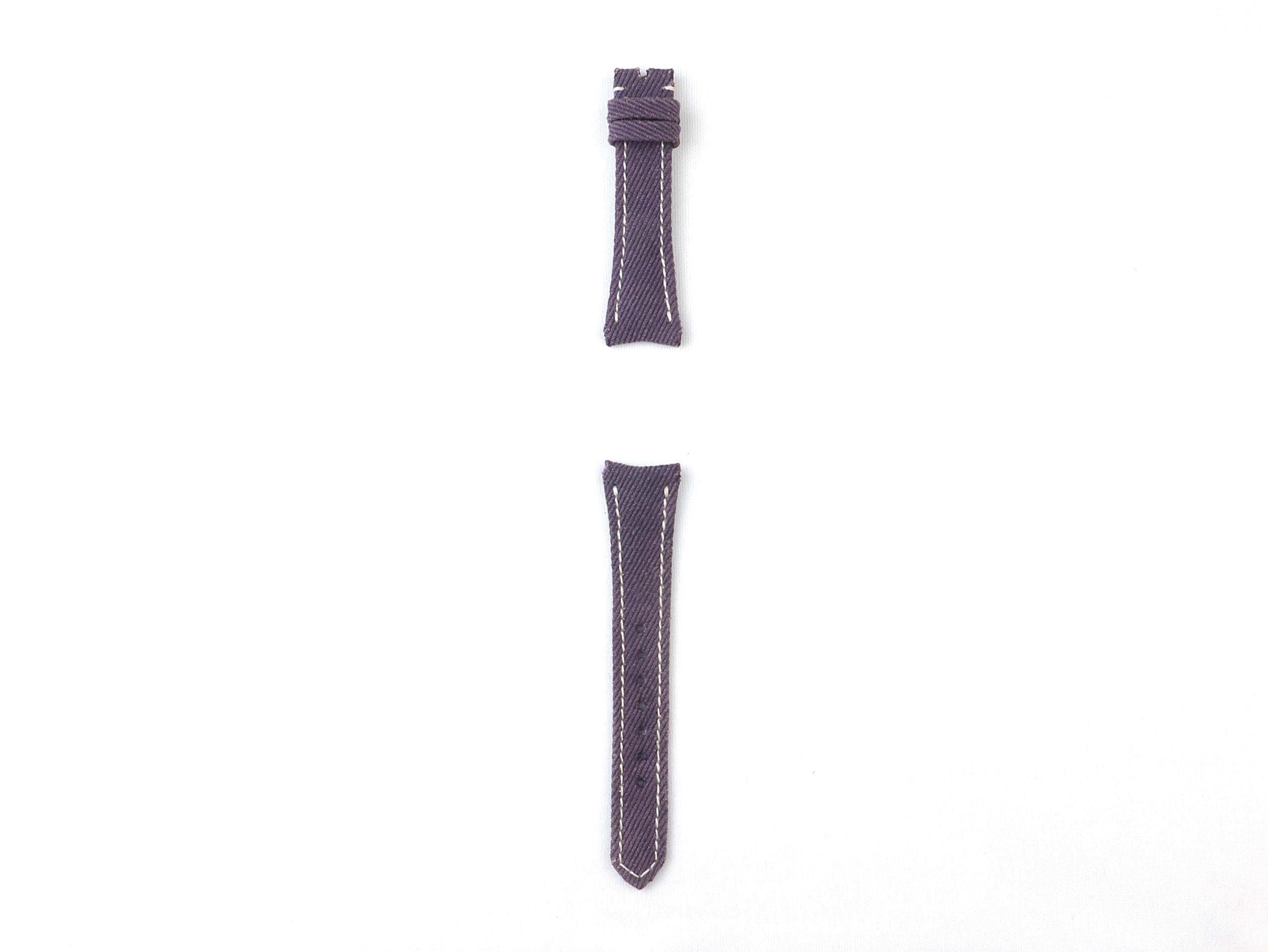 Omega Canvas Strap – Purple Denim