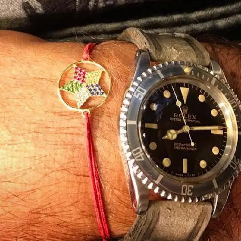 Caitlin 5 Strap on Rolex Submariner