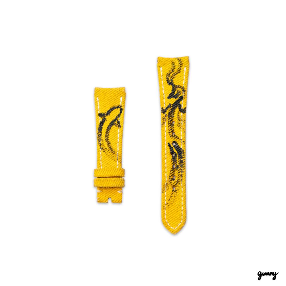Patek Philippe Denim Strap – Yellow Calli Denim