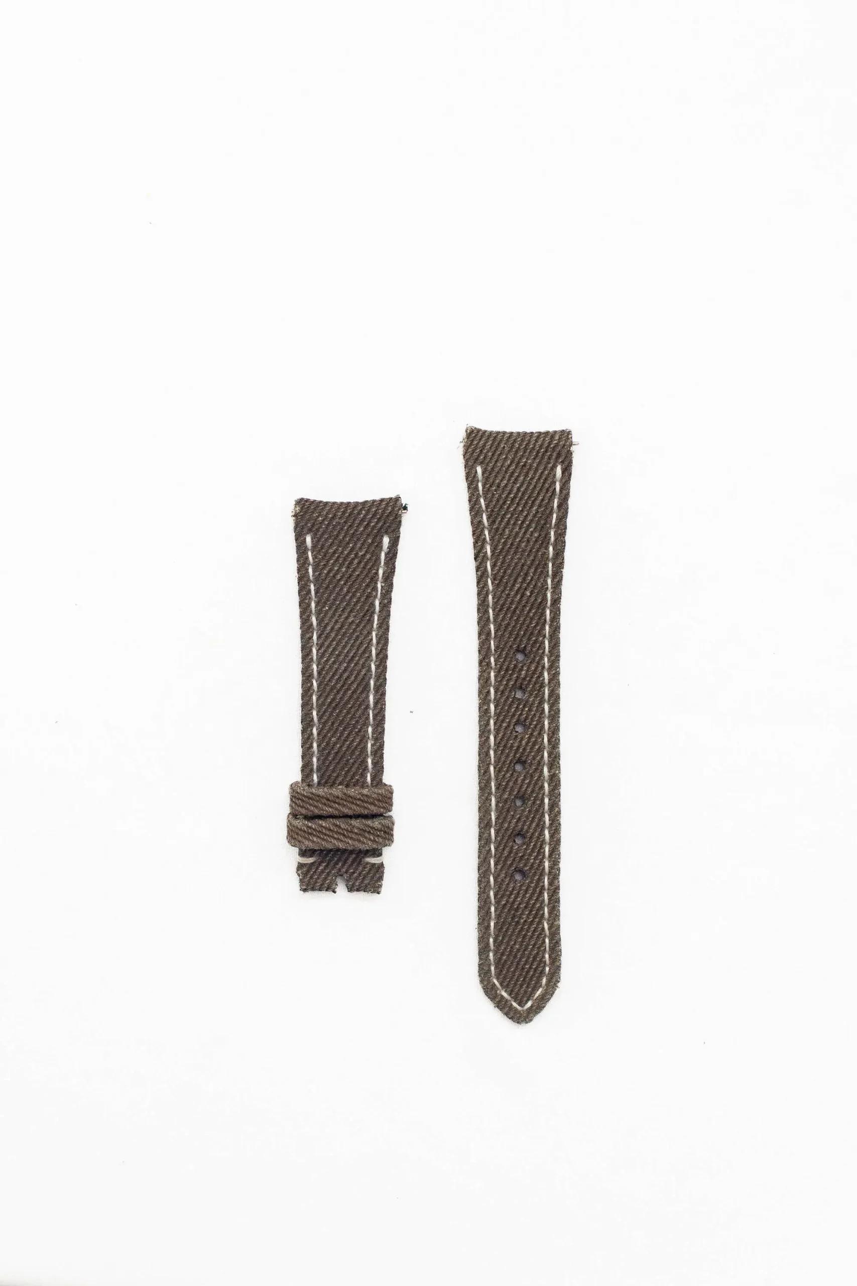 Denim Dark Brown Strap by Gunny Straps