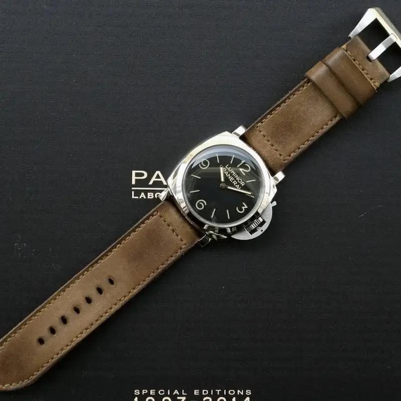Dobol-Strap-on-Panerai-Luminor-made-by-Gunny-Straps