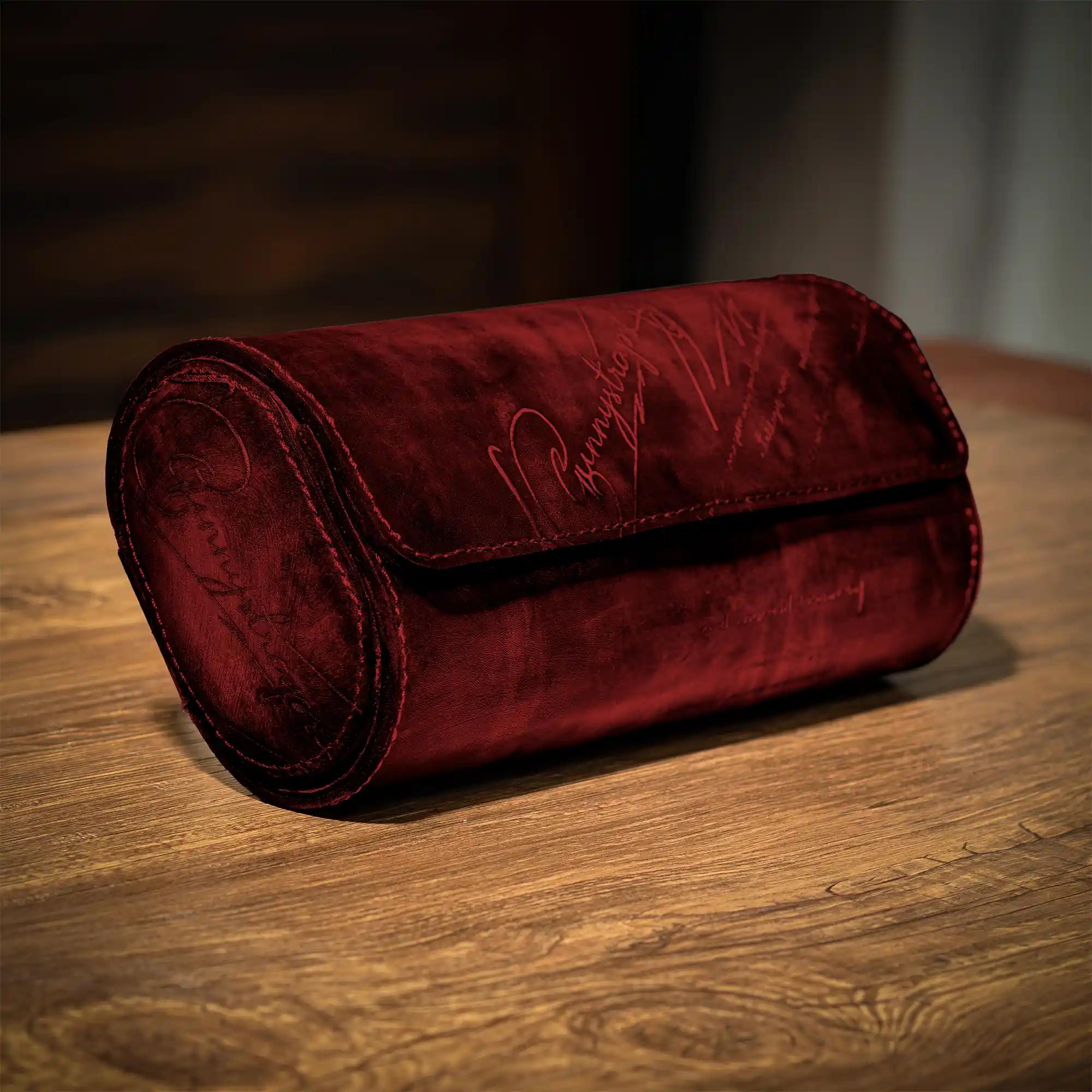 Watch Roll – Red Patina Scritto