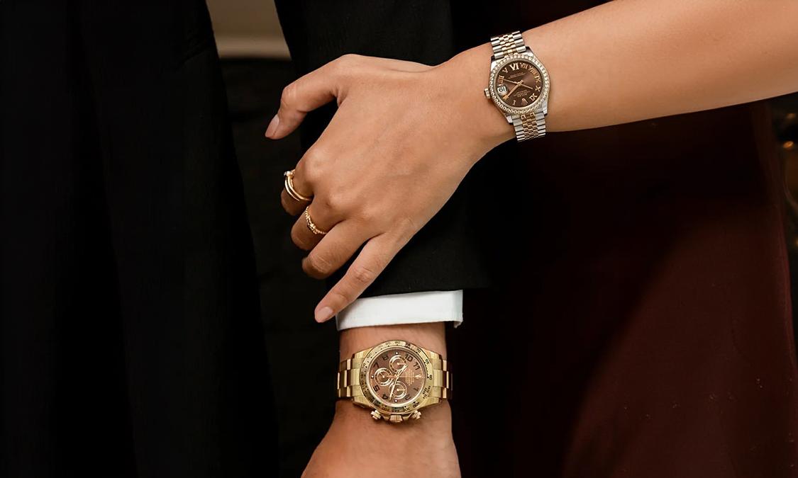 Jam Tangan Mewah Rolex Couple Original