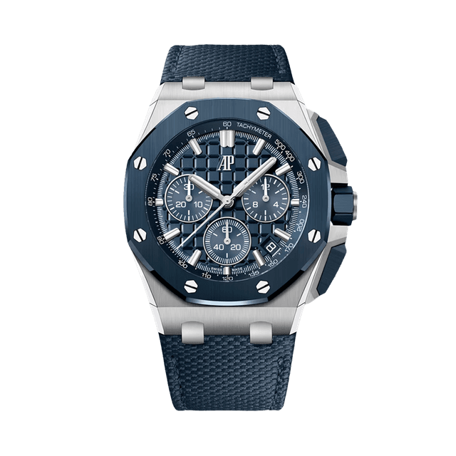 Royal Oak Offshore 43mm, Steel, Blue dial