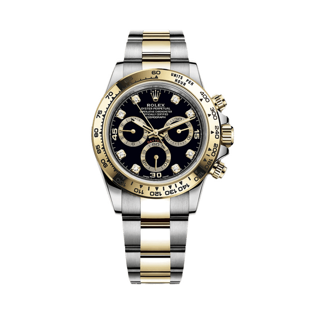 Daytona st/yg, Black 8rd dial, Bracelet