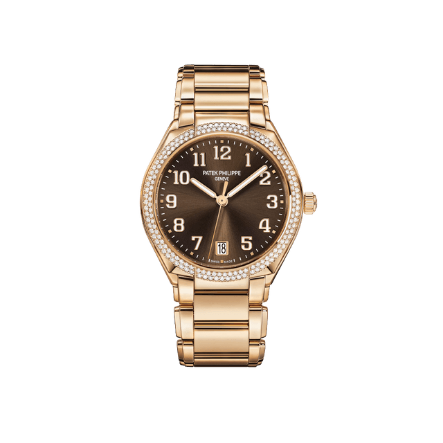 Twenty-4 Automatic RG, 36mm, Choco Dial, Diamond Bezel, Bracelet