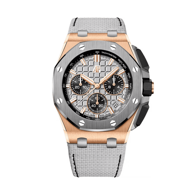 Royal Oak Offshore 43mm, RG/Ti, Grey dial