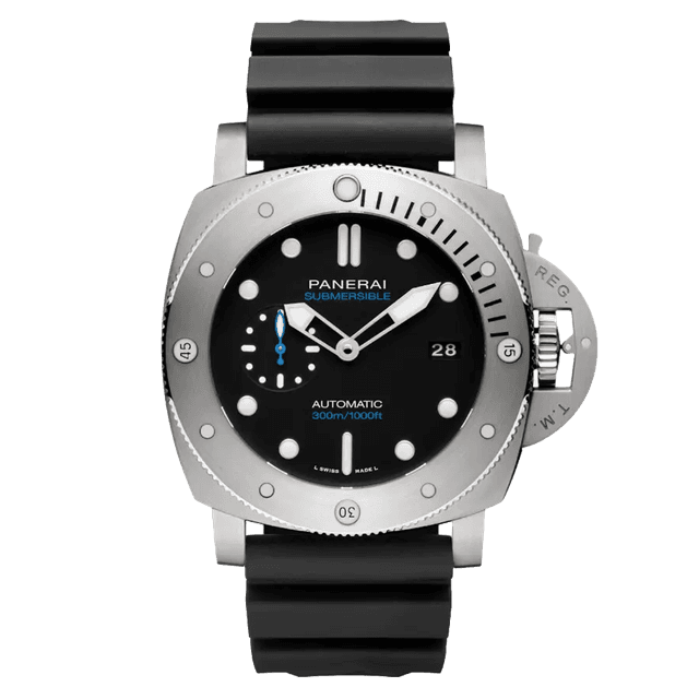 LUMINOR 1950 47 3 DAYS SUBMERSIBLE TITANIUM RUBBER BLACK X1551/2500