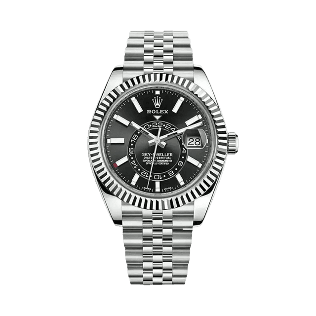 Sky Dweller Steel/WG, Black dial, Jubilee Bracelet
