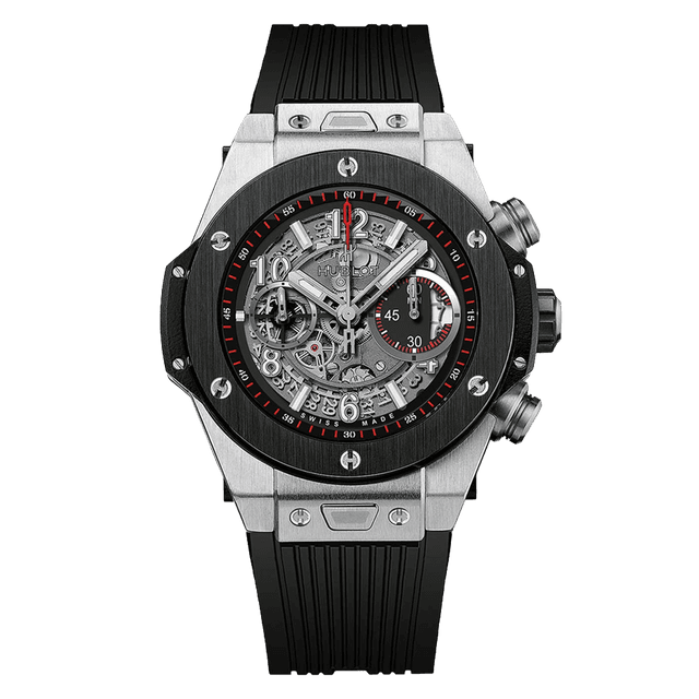 Big Bang Unico Titanium Ceramic, 45mm, Rubber Strap