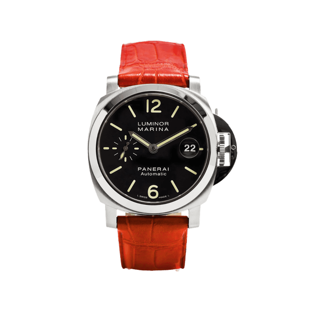 LUMINOR 40 MARINA STEEL BLACK LEATHER P0151/1000